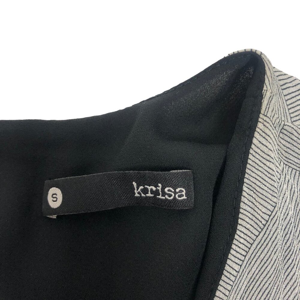 Krisa‎ Revolve Ruched Drop Waist Ruffle Mini Dress Size S Party Retro Preppy - Picture 9 of 9